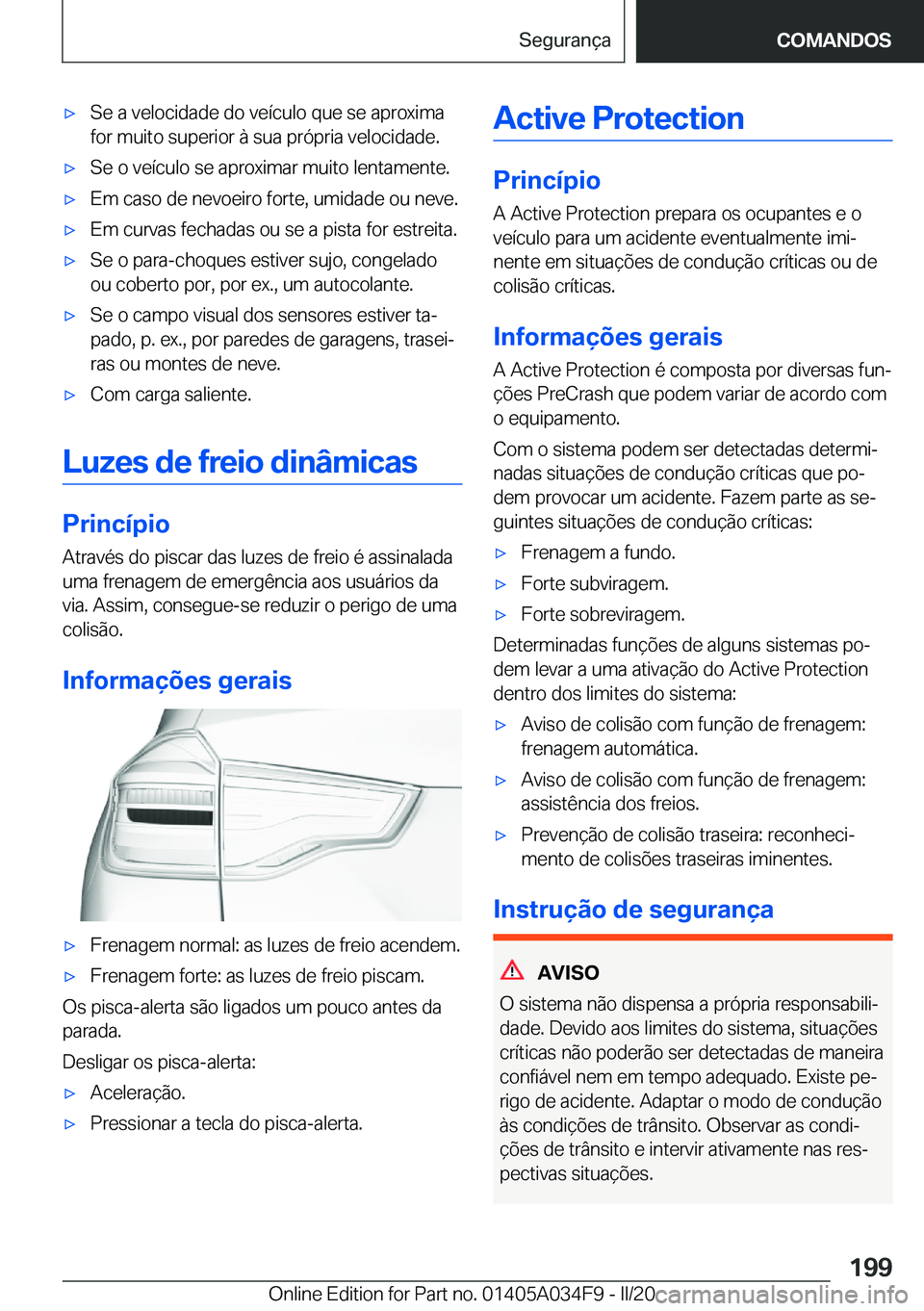 BMW X3 2020  Manual do condutor (in Portuguese) x�S�e��a��v�e�l�o�c�i�d�a�d�e��d�o��v�e�