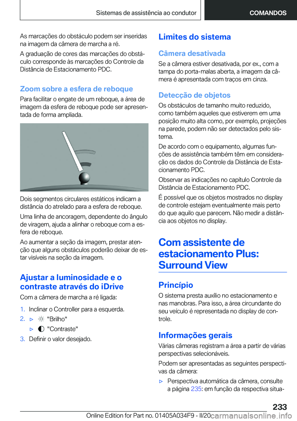 BMW X3 2020  Manual do condutor (in Portuguese) �A�s��m�a�r�c�a�