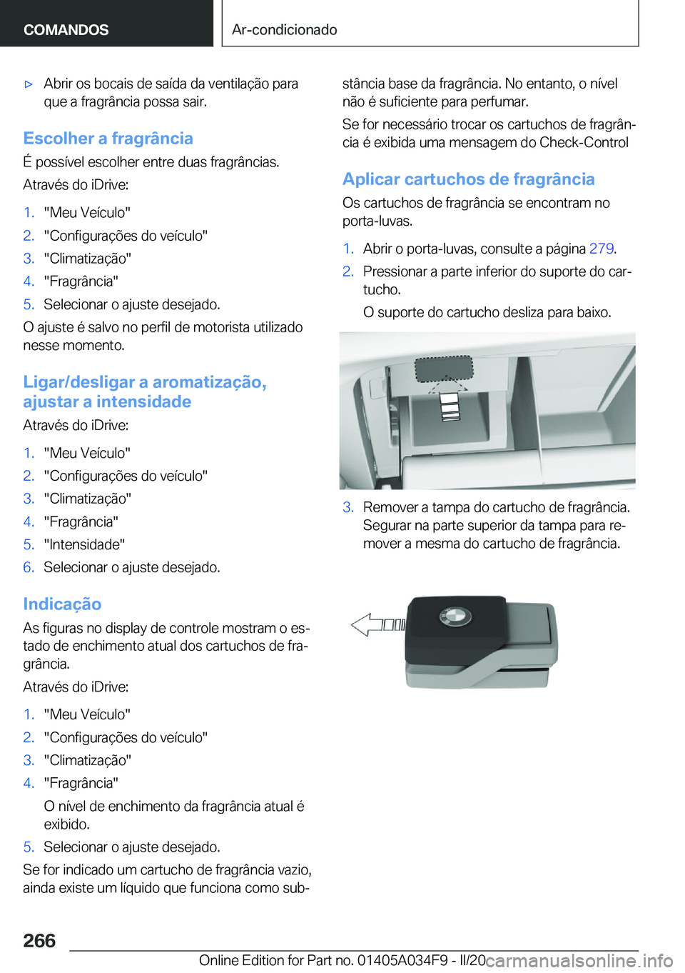 BMW X3 2020  Manual do condutor (in Portuguese) x�A�b�r�i�r��o�s��b�o�c�a�i�s��d�e��s�a�