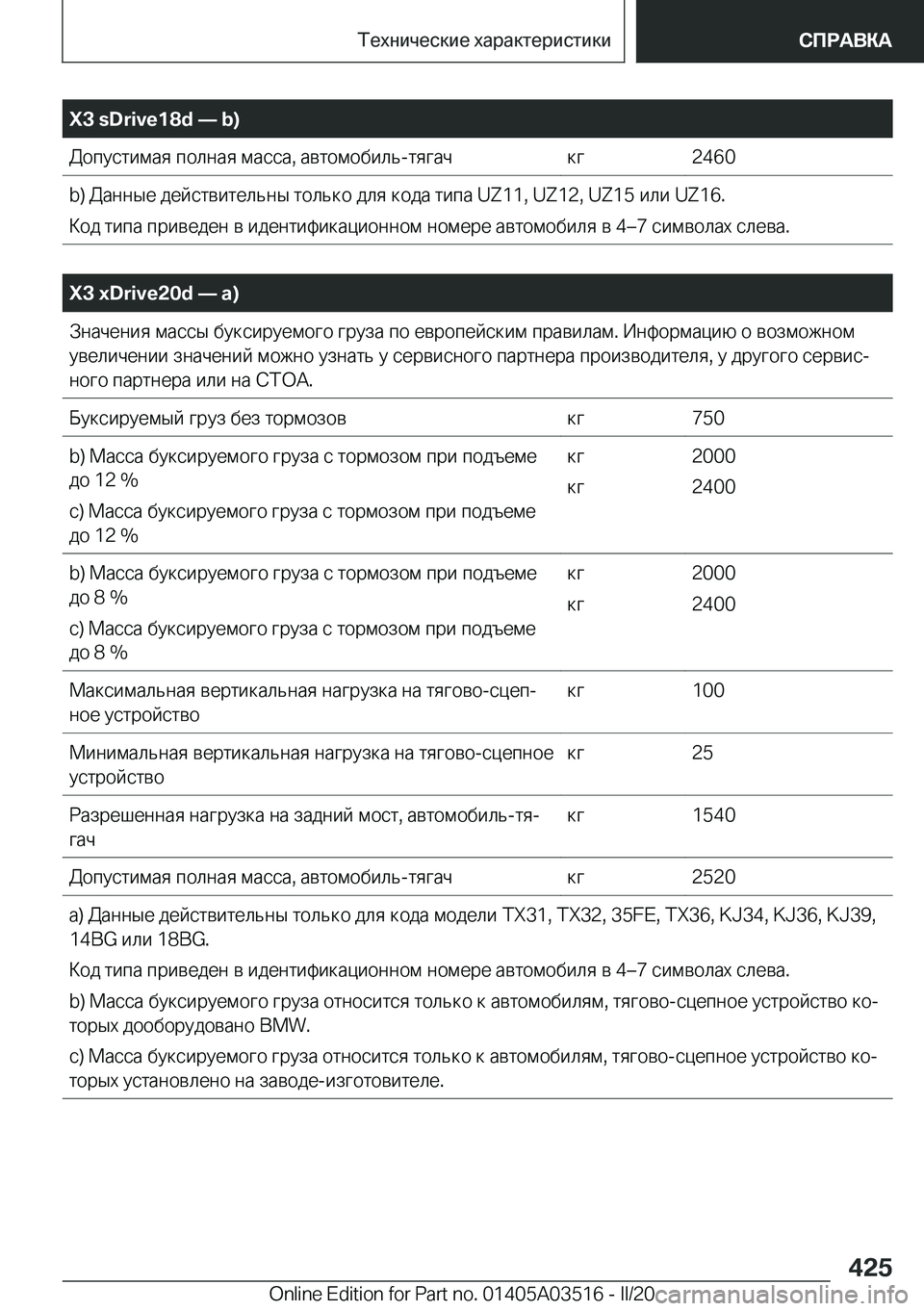 BMW X3 2020  Руково �X�3��s�D�r�i�v�e�1�8�d�n��b�) 