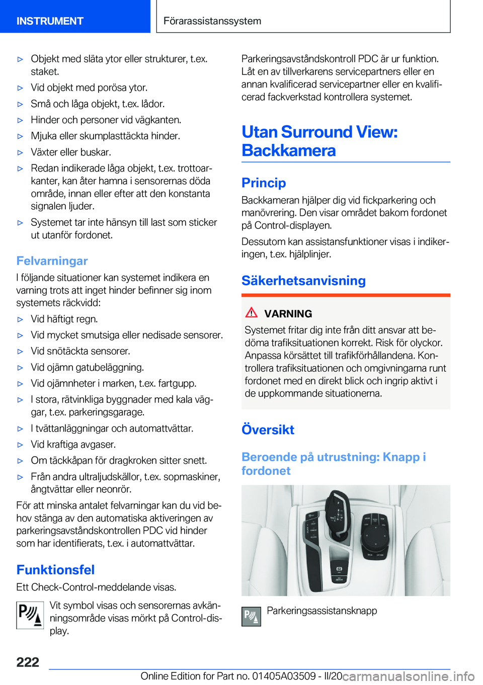 BMW X3 2020  InstruktionsbÖcker (in Swedish) 'x�O�b�j�e�k�t��m�e�d��s�l�ä�t�a��y�t�o�r��e�l�l�e�r��s�t�r�u�k�t�u�r�e�r�,��t�.�e�x�.�s�t�a�k�e�t�.'x�V�i�d��o�b�j�e�k�t��m�e�d��p�o�r�