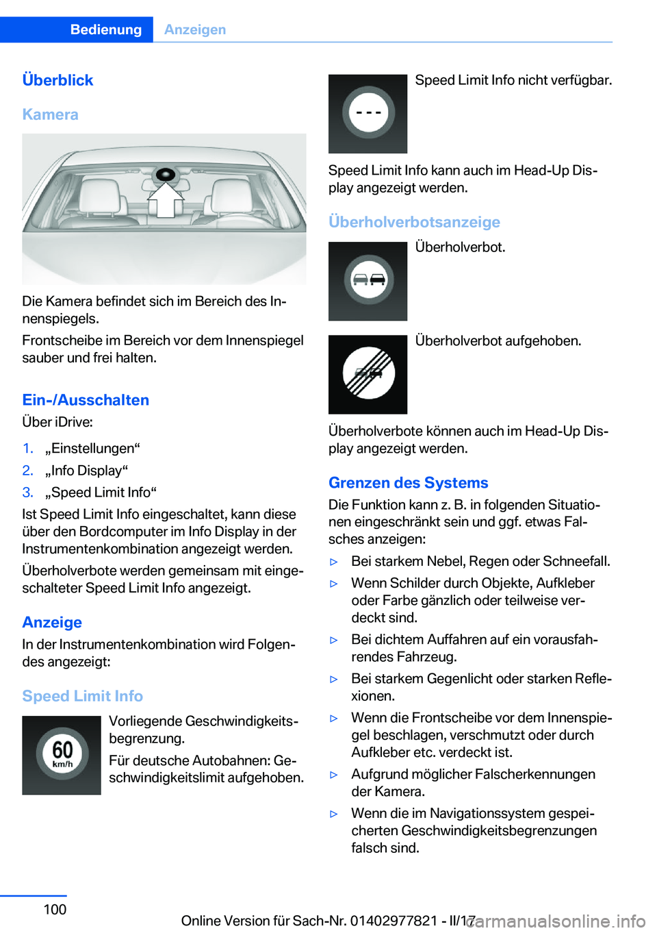 BMW X3 2017  Betriebsanleitungen (in German) �