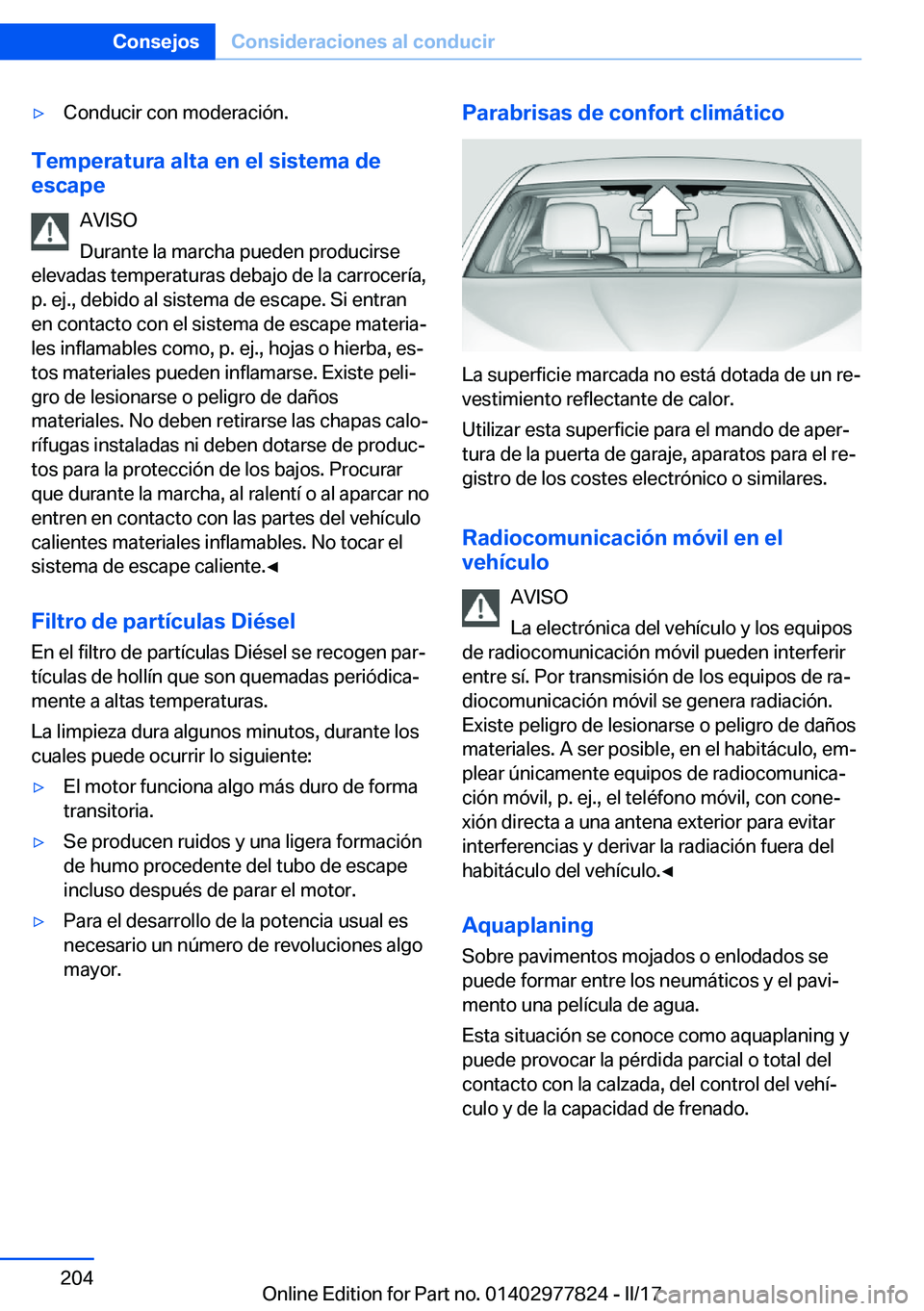 BMW X3 2017  Manuales de Empleo (in Spanish) 'y�C�o�n�d�u�c�i�r� �c�o�n� �m�o�d�e�r�a�c�i�