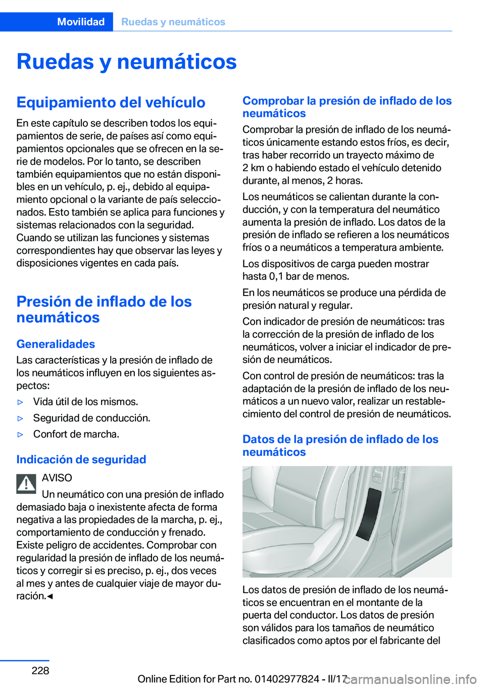BMW X3 2017  Manuales de Empleo (in Spanish) �R�u�e�d�a�s��y��n�e�u�m�