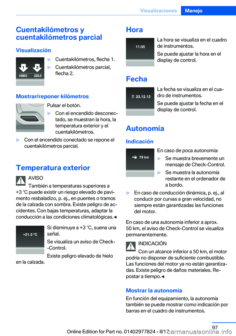 BMW X3 2017  Manuales de Empleo (in Spanish) �C�u�e�n�t�a�k�i�l�