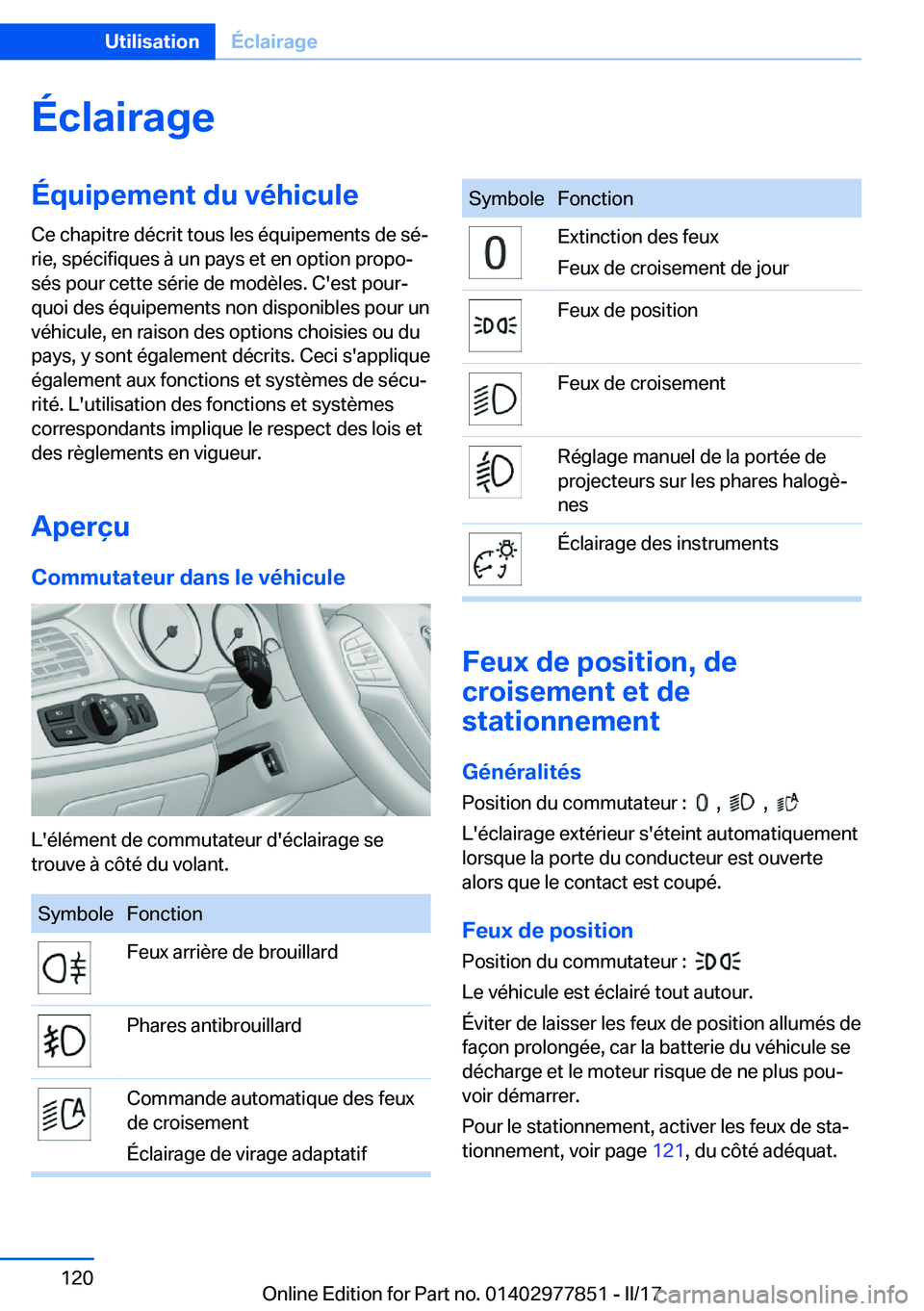 BMW X3 2017  Notices Demploi (in French) �