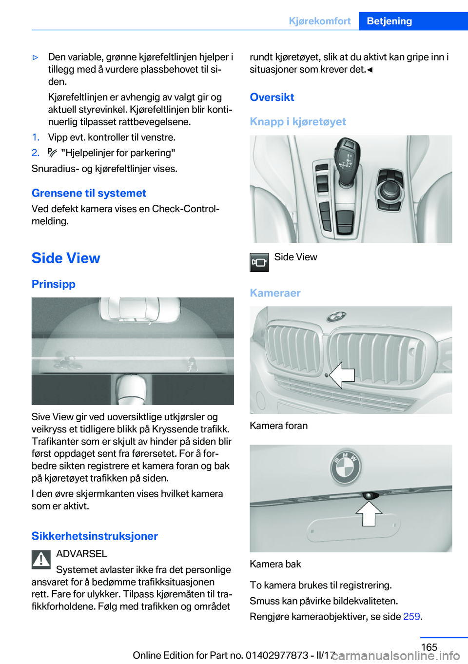 BMW X3 2017  InstruksjonsbØker (in Norwegian) 'y�D�e�n� �v�a�r�i�a�b�l�e�,� �g�r�