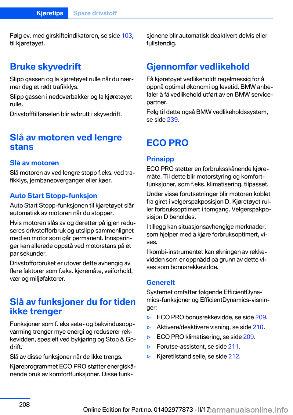 BMW X3 2017  InstruksjonsbØker (in Norwegian) �F�