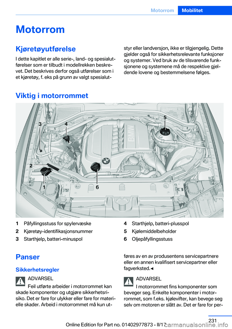 BMW X3 2017  InstruksjonsbØker (in Norwegian) �M�o�t�o�r�r�o�m�K�j�