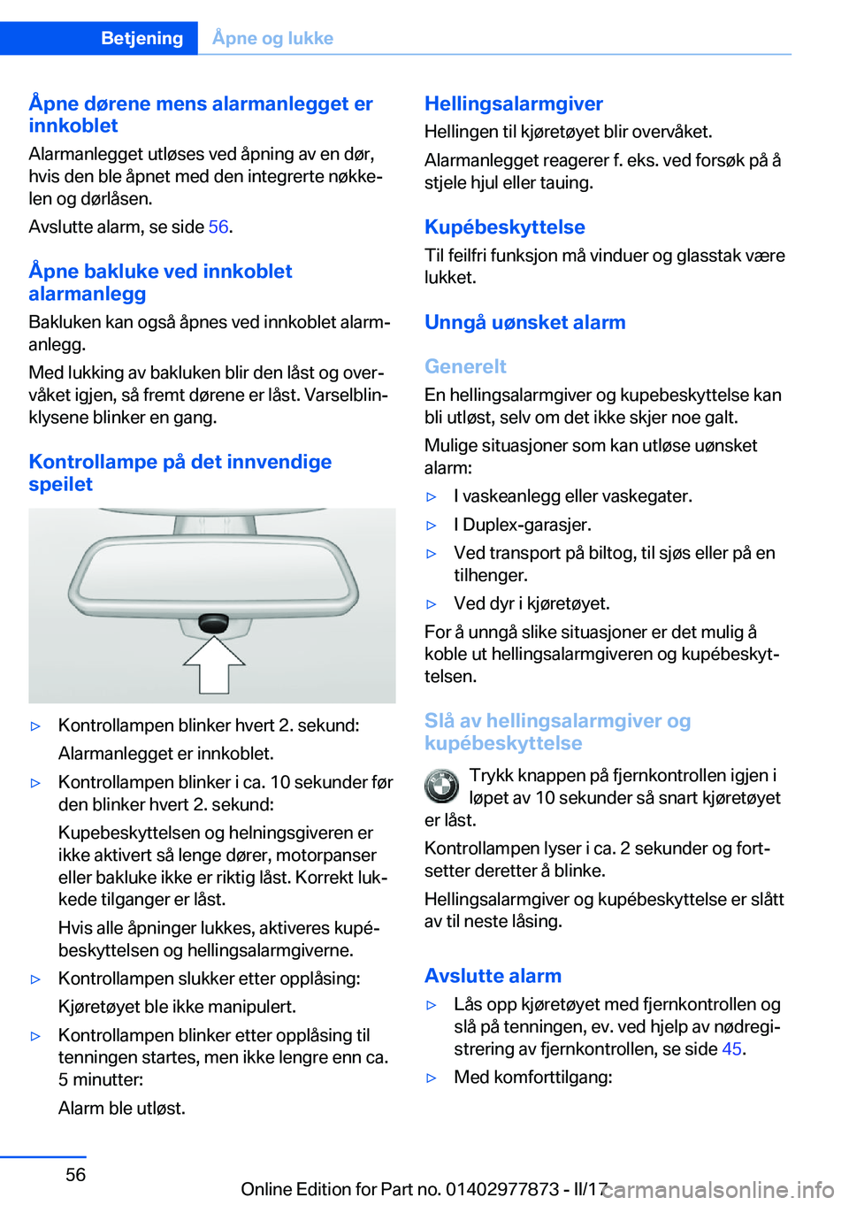 BMW X3 2017  InstruksjonsbØker (in Norwegian) �