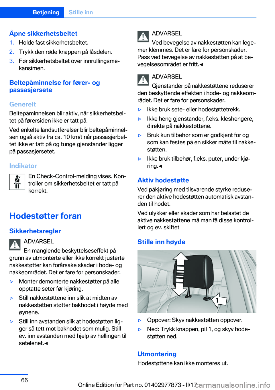 BMW X3 2017  InstruksjonsbØker (in Norwegian) �
