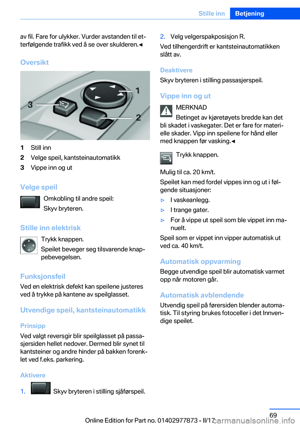 BMW X3 2017  InstruksjonsbØker (in Norwegian) �a�v� �f�i�l�.� �F�a�r�e� �f�o�r� �u�l�y�k�k�e�r�.� �V�u�r�d�e�r� �a�v�s�t�a�n�d�e�n� �t�i�l� �e�tj�t�e�r�f�
