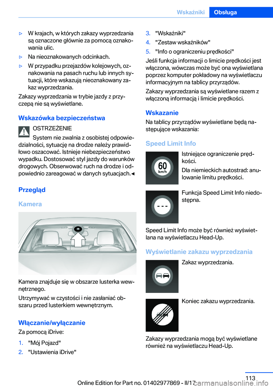 BMW X3 2017  Instrukcja obsługi (in Polish) 'y�W� �k�r�a�j�a�c�h�,� �w� �k�t�