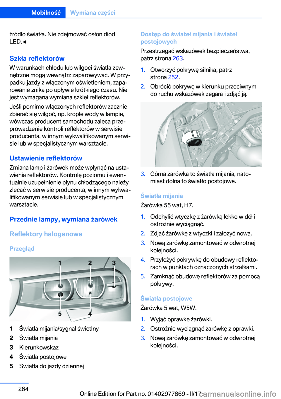 BMW X3 2017  Instrukcja obsługi (in Polish)  7�r�