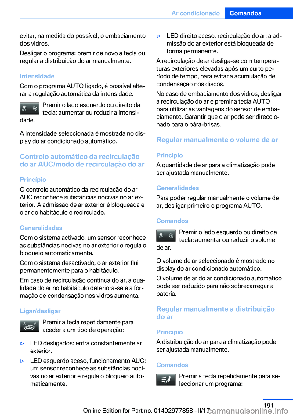 BMW X3 2017  Manual do condutor (in Portuguese) �e�v�i�t�a�r�,� �n�a� �m�e�d�i�d�a� �d�o� �p�o�s�s�