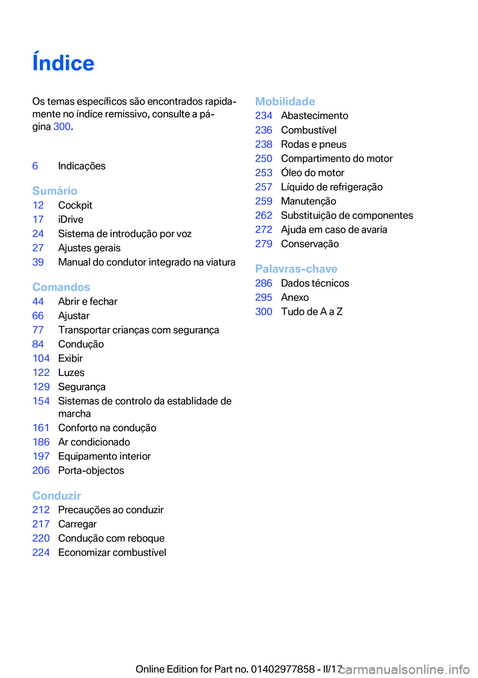 BMW X3 2017  Manual do condutor (in Portuguese) �