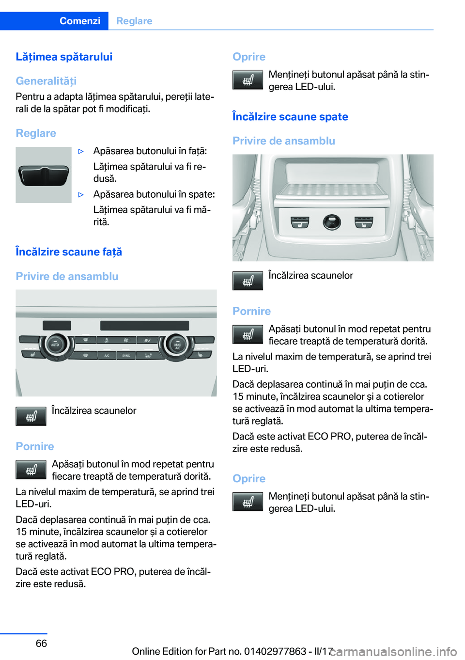 BMW X3 2017  Ghiduri De Utilizare (in Romanian) �L�