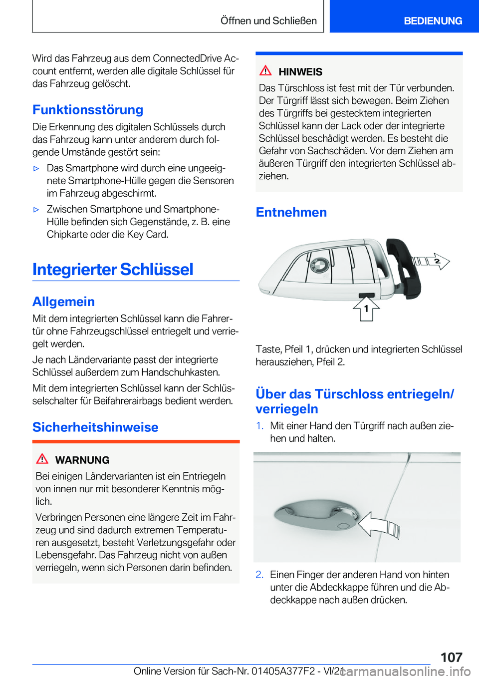 BMW X3 M 2022  Betriebsanleitungen (in German) �W�i�r�d��d�a�s��F�a�h�r�z�e�u�g��a�u�s��d�e�m��C�o�n�n�e�c�t�e�d�D�r�i�v�e��A�cj
�c�o�u�n�t��e�n�t�f�e�r�n�t�,��w�e�r�d�e�n��a�l�l�e��d�i�g�i�t�a�l�e��S�c�h�l�