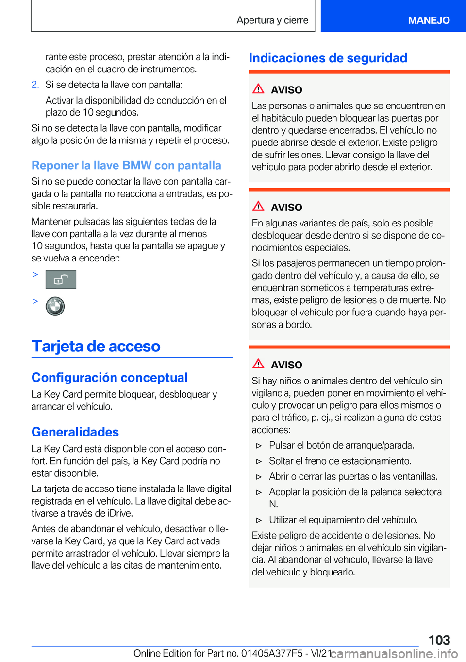 BMW X3 M 2022  Manuales de Empleo (in Spanish) �r�a�n�t�e��e�s�t�e��p�r�o�c�e�s�o�,��p�r�e�s�t�a�r��a�t�e�n�c�i�
