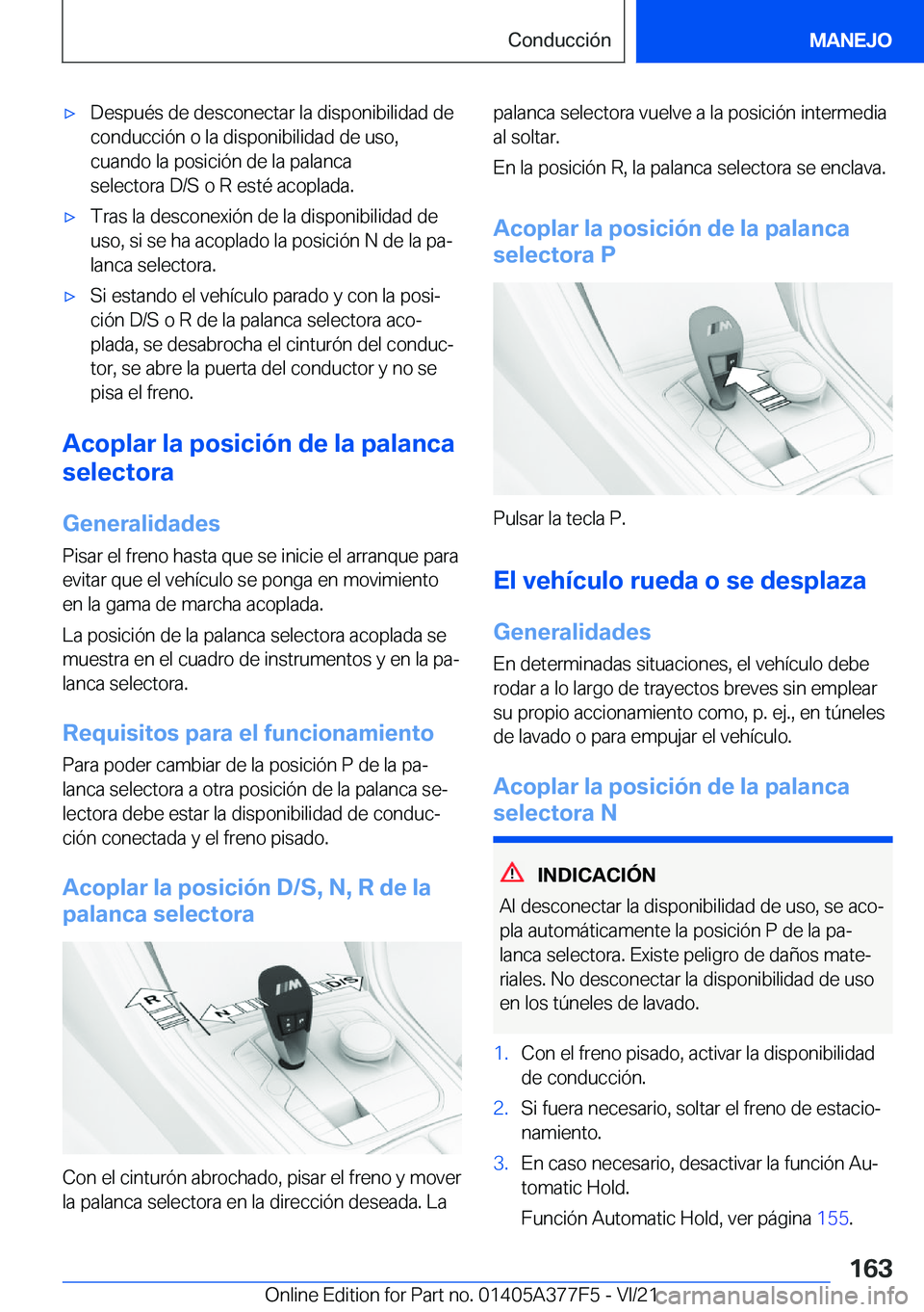 BMW X3 M 2022  Manuales de Empleo (in Spanish) x�D�e�s�p�u�