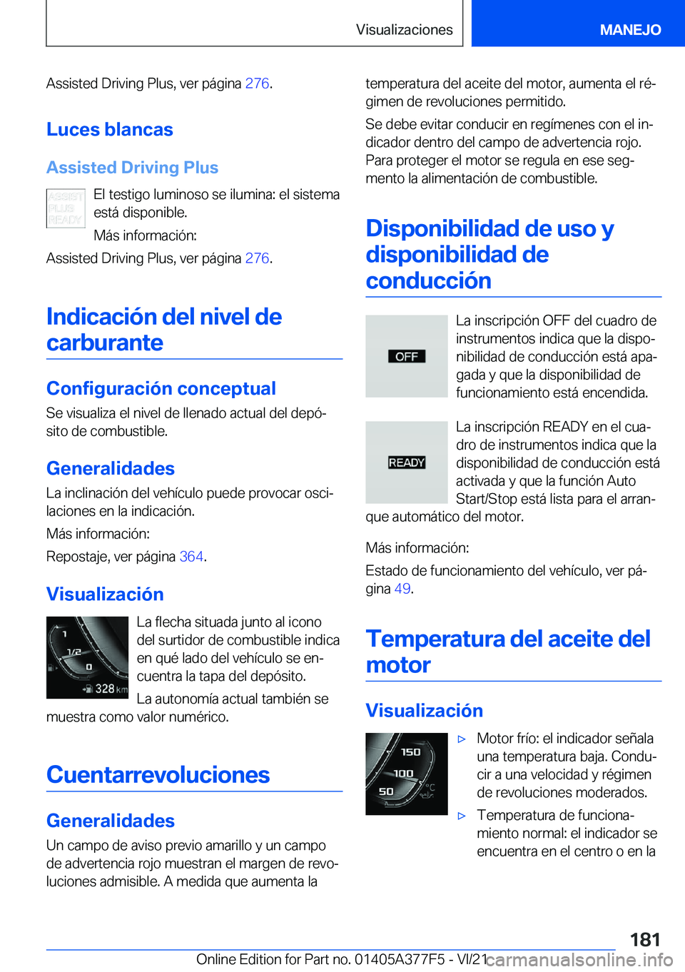 BMW X3 M 2022  Manuales de Empleo (in Spanish) �A�s�s�i�s�t�e�d��D�r�i�v�i�n�g��P�l�u�s�,��v�e�r��p�