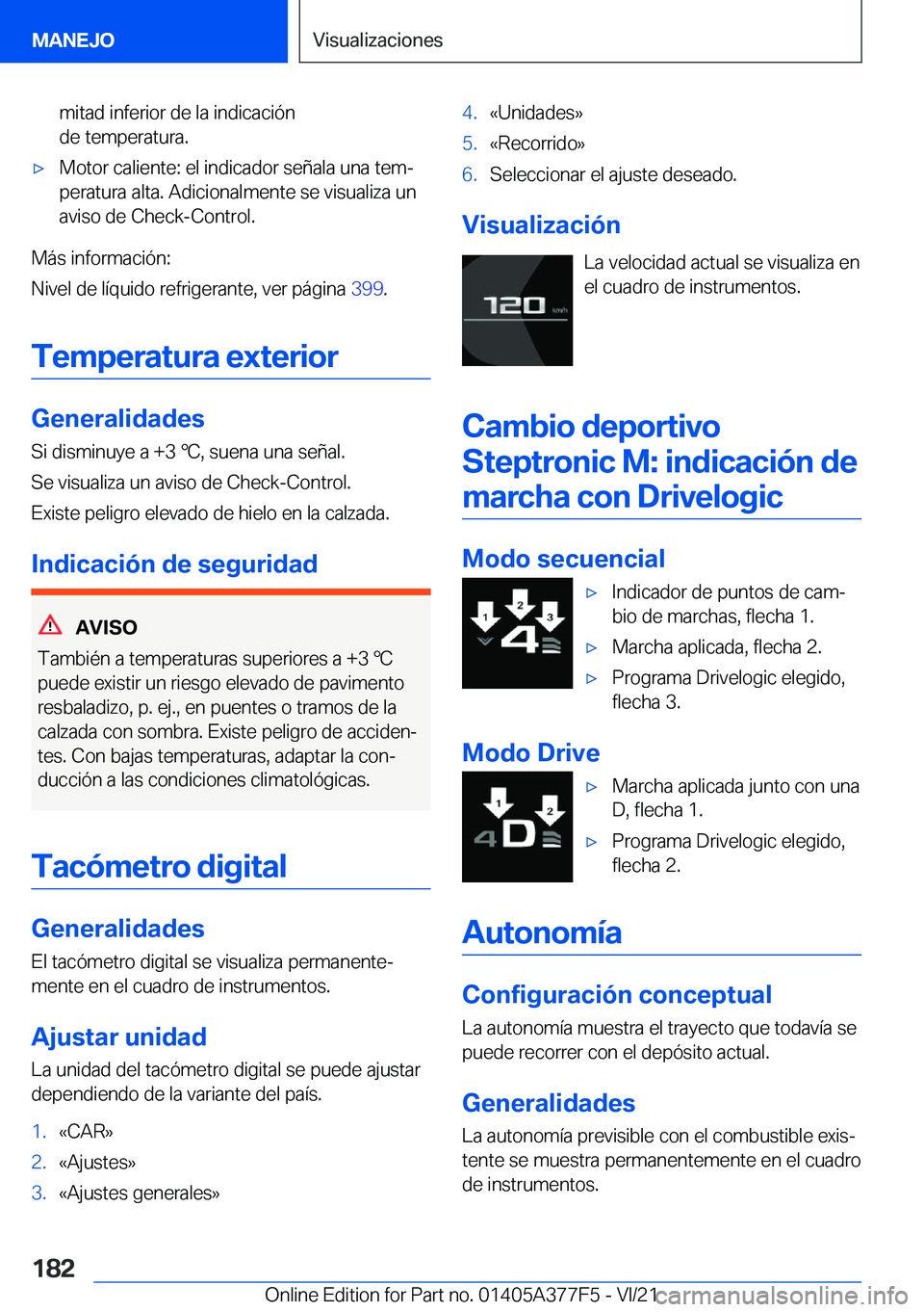 BMW X3 M 2022  Manuales de Empleo (in Spanish) �m�i�t�a�d��i�n�f�e�r�i�o�r��d�e��l�a��i�n�d�i�c�a�c�i�