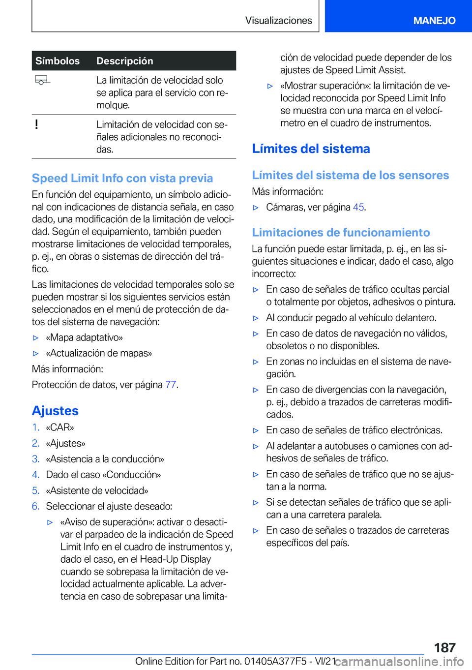 BMW X3 M 2022  Manuales de Empleo (in Spanish) �S�
