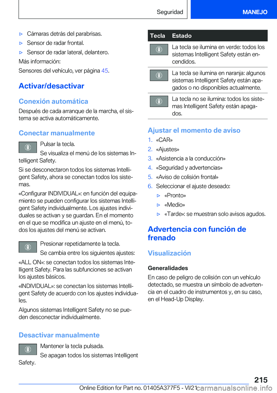 BMW X3 M 2022  Manuales de Empleo (in Spanish) x�C�