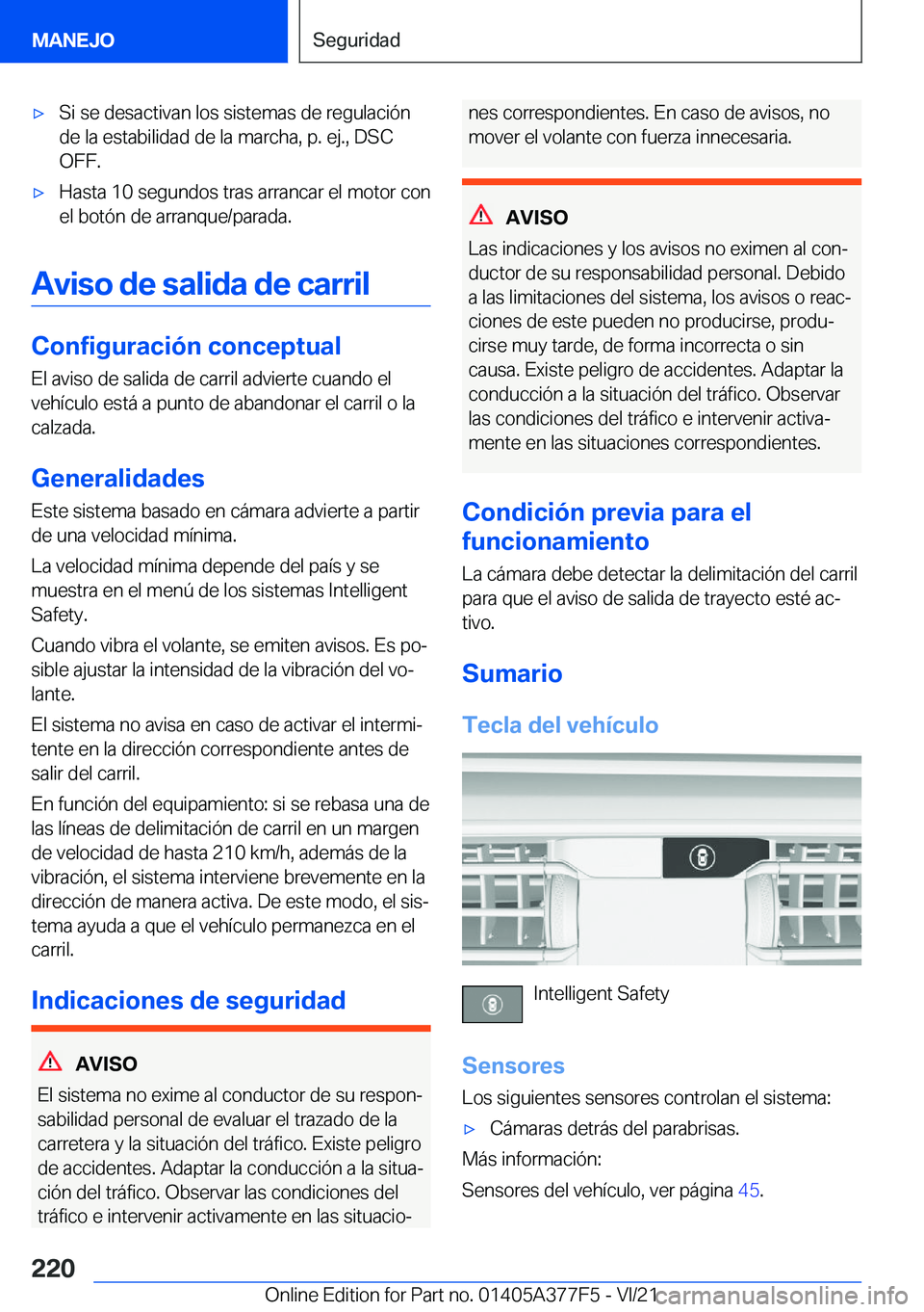 BMW X3 M 2022  Manuales de Empleo (in Spanish) x�S�i��s�e��d�e�s�a�c�t�i�v�a�n��l�o�s��s�i�s�t�e�m�a�s��d�e��r�e�g�u�l�a�c�i�