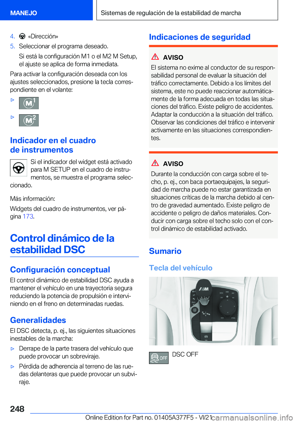 BMW X3 M 2022  Manuales de Empleo (in Spanish) �4�.���«�D�i�r�e�c�c�i�