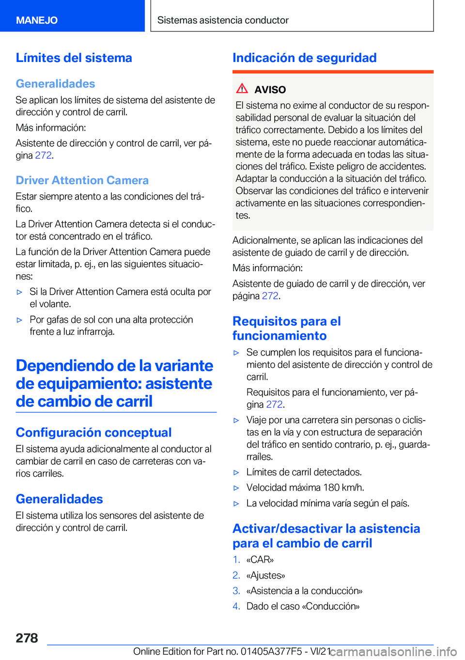 BMW X3 M 2022  Manuales de Empleo (in Spanish) �L�