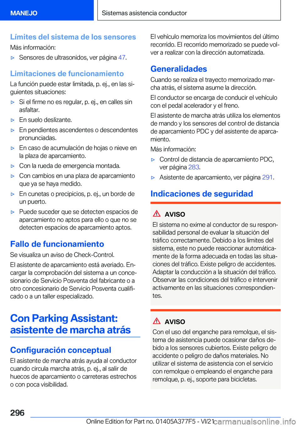 BMW X3 M 2022  Manuales de Empleo (in Spanish) �L�