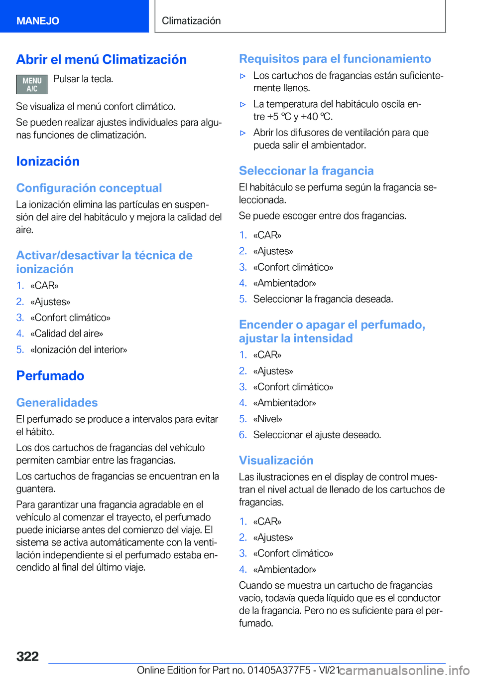 BMW X3 M 2022  Manuales de Empleo (in Spanish) �A�b�r�i�r��e�l��m�e�n�