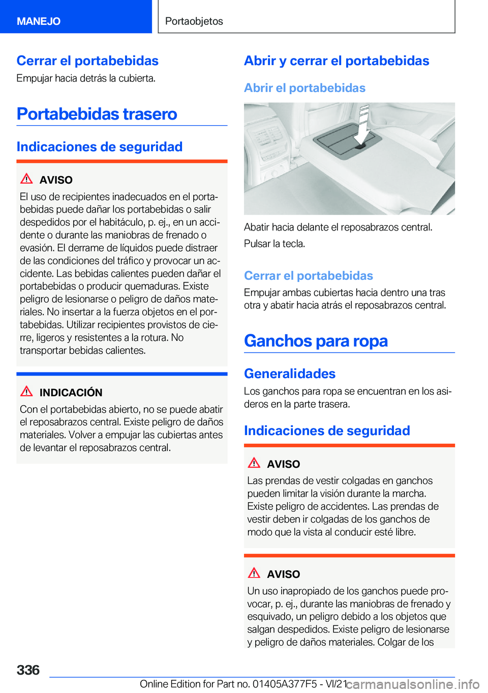 BMW X3 M 2022  Manuales de Empleo (in Spanish) �C�e�r�r�a�r��e�l��p�o�r�t�a�b�e�b�i�d�a�s�E�m�p�u�j�a�r��h�a�c�i�a��d�e�t�r�