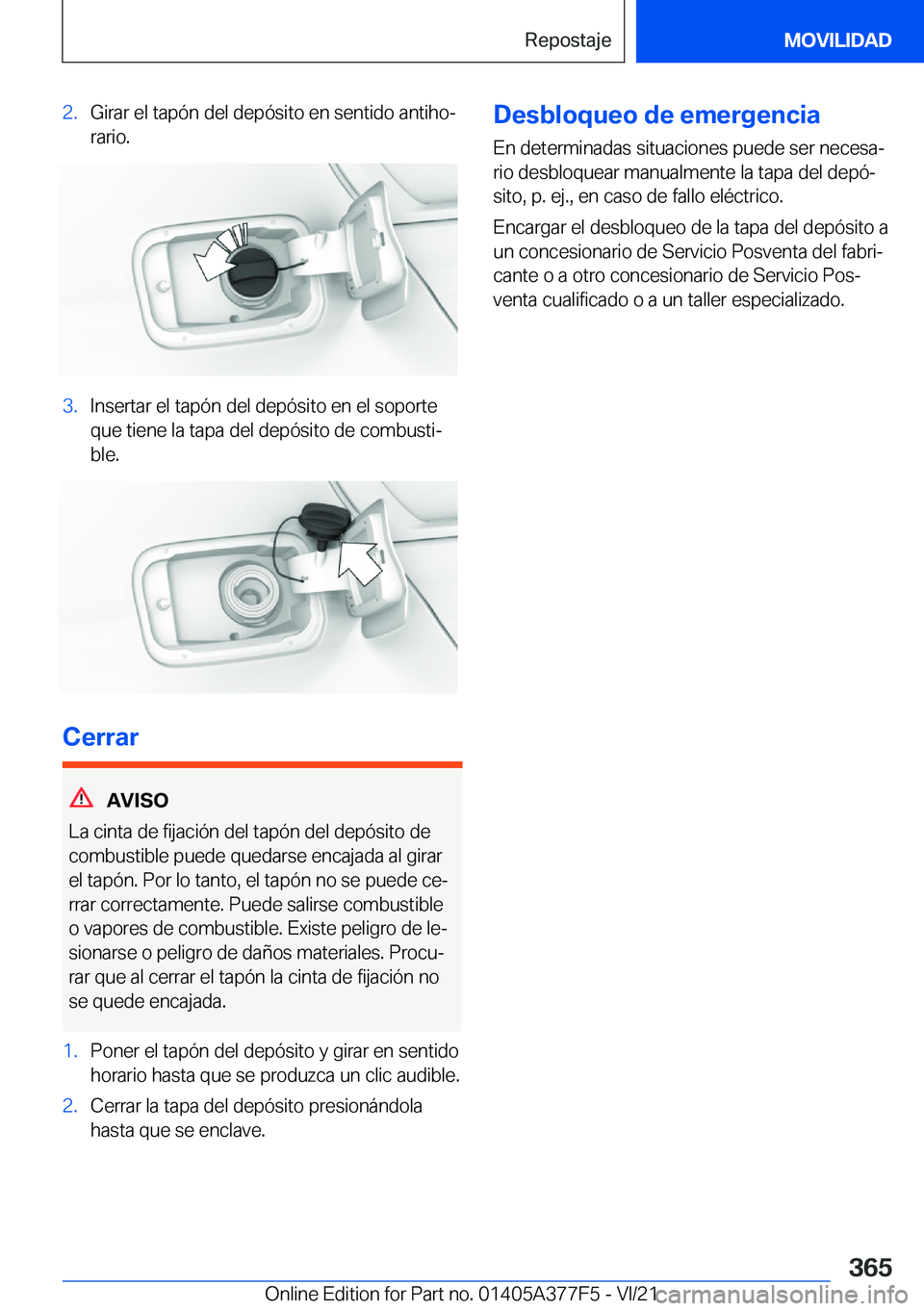 BMW X3 M 2022  Manuales de Empleo (in Spanish) �2�.�G�i�r�a�r��e�l��t�a�p�