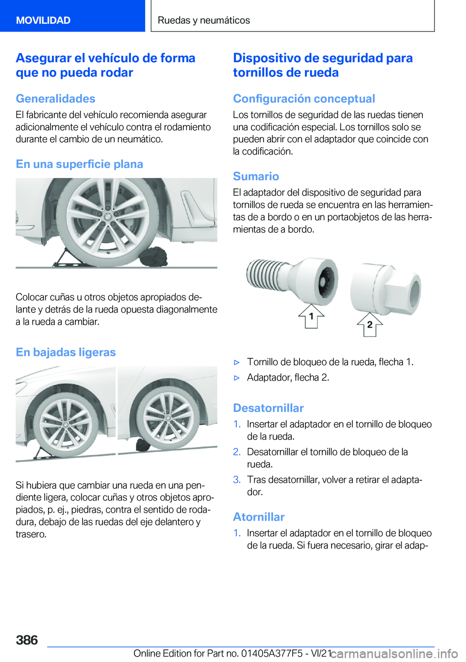 BMW X3 M 2022  Manuales de Empleo (in Spanish) �A�s�e�g�u�r�a�r��e�l��v�e�h�