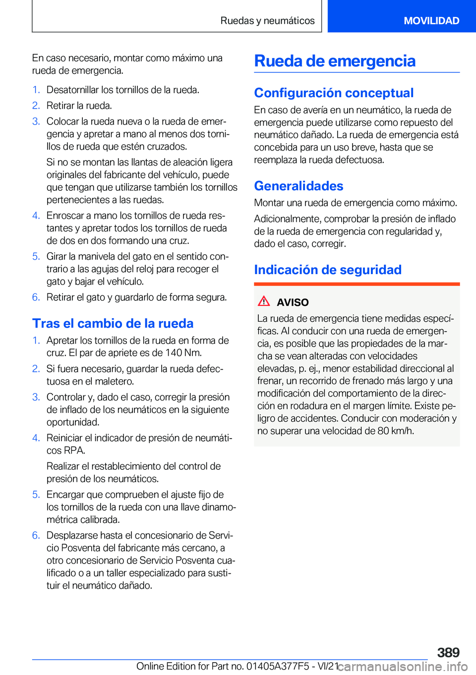 BMW X3 M 2022  Manuales de Empleo (in Spanish) �E�n��c�a�s�o��n�e�c�e�s�a�r�i�o�,��m�o�n�t�a�r��c�o�m�o��m�