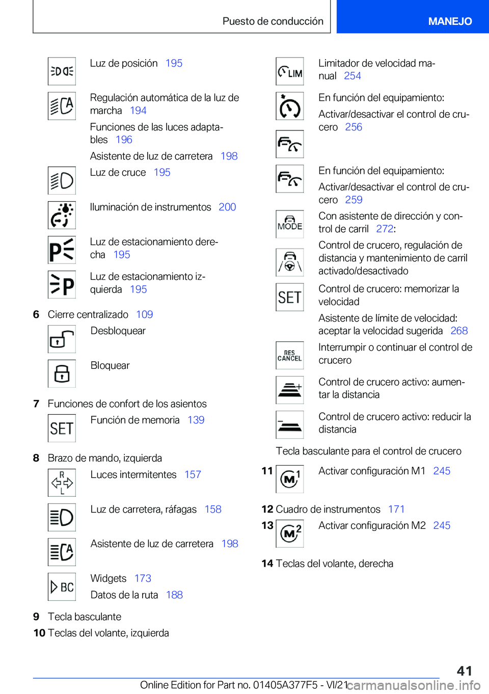 BMW X3 M 2022  Manuales de Empleo (in Spanish) �L�u�z��d�e��p�o�s�i�c�i�