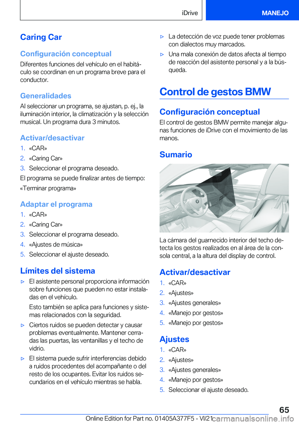 BMW X3 M 2022  Manuales de Empleo (in Spanish) �C�a�r�i�n�g��C�a�r
�C�o�n�f�i�g�u�r�a�c�i�