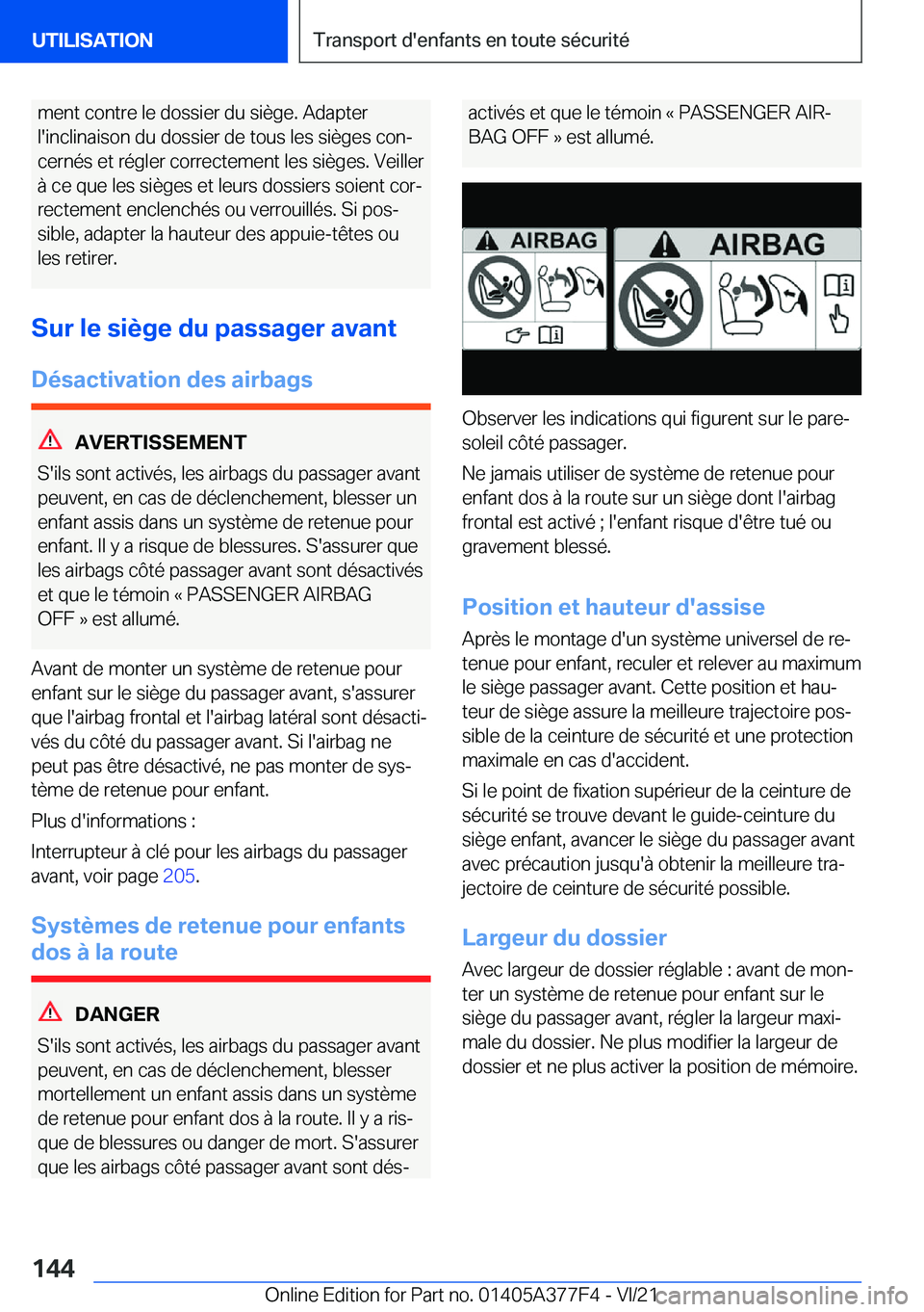 BMW X3 M 2022  Notices Demploi (in French) �m�e�n�t��c�o�n�t�r�e��l�e��d�o�s�s�i�e�r��d�u��s�i�è�g�e�.��A�d�a�p�t�e�r�l�'�i�n�c�l�i�n�a�i�s�o�n��d�u��d�o�s�s�i�e�r��d�e��t�o�u�s��l�e�s��s�i�è�g�e�s��c�o�nj �c�e�r�n�é�s��e