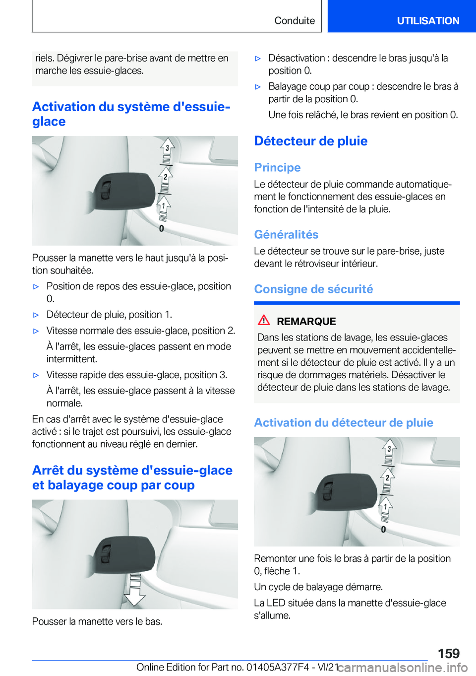 BMW X3 M 2022  Notices Demploi (in French) �r�i�e�l�s�.��D�é�g�i�v�r�e�r��l�e��p�a�r�e�-�b�r�i�s�e��a�v�a�n�t��d�e��m�e�t�t�r�e��e�n
�m�a�r�c�h�e��l�e�s��e�s�s�u�i�e�-�g�l�a�c�e�s�.
�A�c�t�i�v�a�t�i�o�n��d�u��s�y�s�t�è�m�e��d�