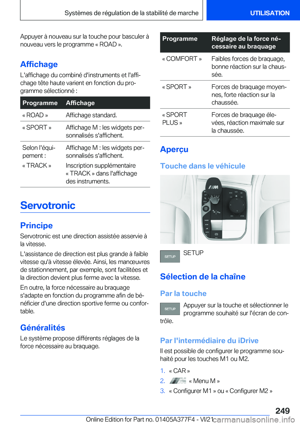 BMW X3 M 2022  Notices Demploi (in French) �A�p�p�u�y�e�r��