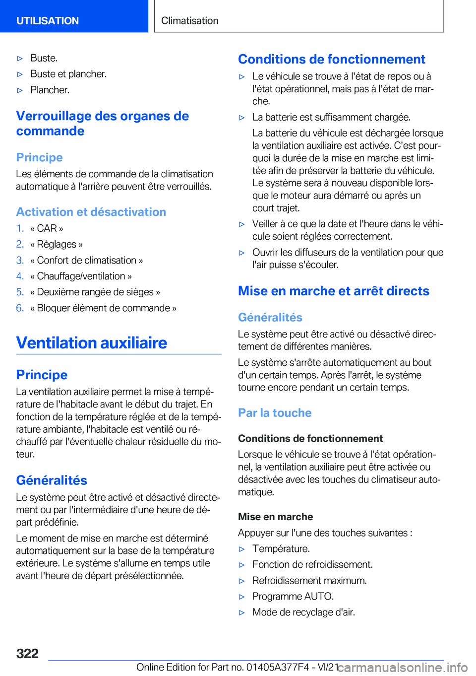 BMW X3 M 2022  Notices Demploi (in French) 'x�B�u�s�t�e�.'x�B�u�s�t�e��e�t��p�l�a�n�c�h�e�r�.'x�P�l�a�n�c�h�e�r�.
�V�e�r�r�o�u�i�l�l�a�g�e��d�e�s��o�r�g�a�n�e�s��d�e
�c�o�m�m�a�n�d�e
�P�r�i�n�c�i�p�e �L�e�s��é�l�é�m�e�n�t�s