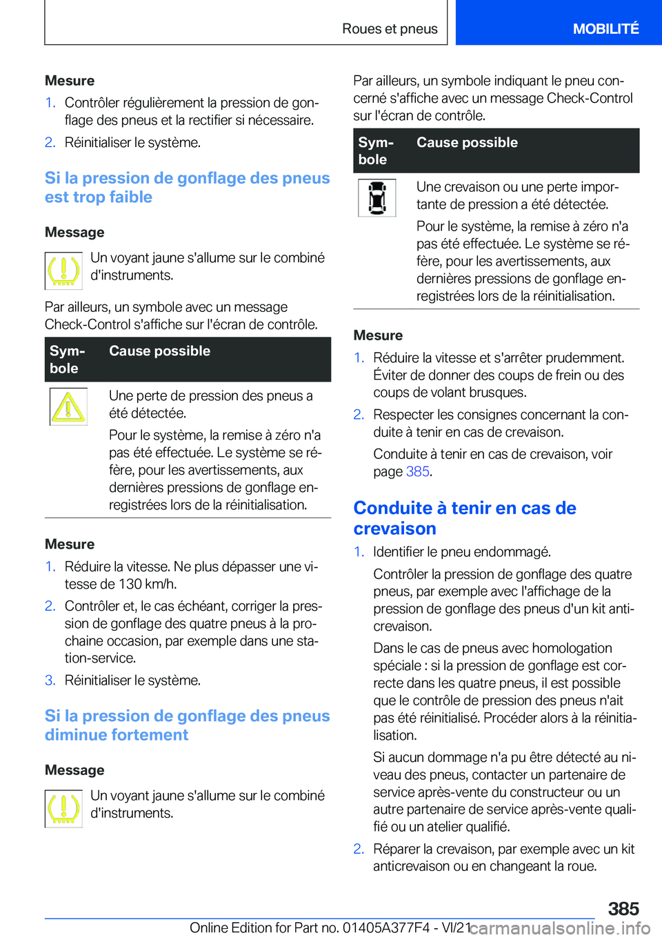 BMW X3 M 2022  Notices Demploi (in French) �M�e�s�u�r�e�1�.�C�o�n�t�r�