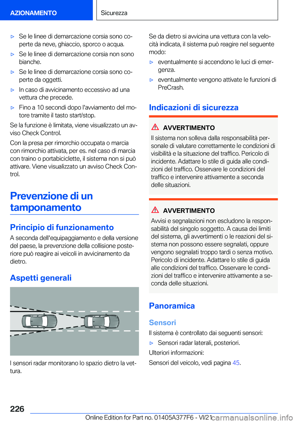 BMW X3 M 2022  Libretti Di Uso E manutenzione (in Italian) 'x�S�e��l�e��l�i�n�e�e��d�i��d�e�m�a�r�c�a�z�i�o�n�e��c�o�r�s�i�a��s�o�n�o��c�oª
�p�e�r�t�e��d�a��n�e�v�e�,��g�h�i�a�c�c�i�o�,��s�p�o�r�c�o��o��a�c�q�u�a�.'x�S�e��l�e��l�i�n�e