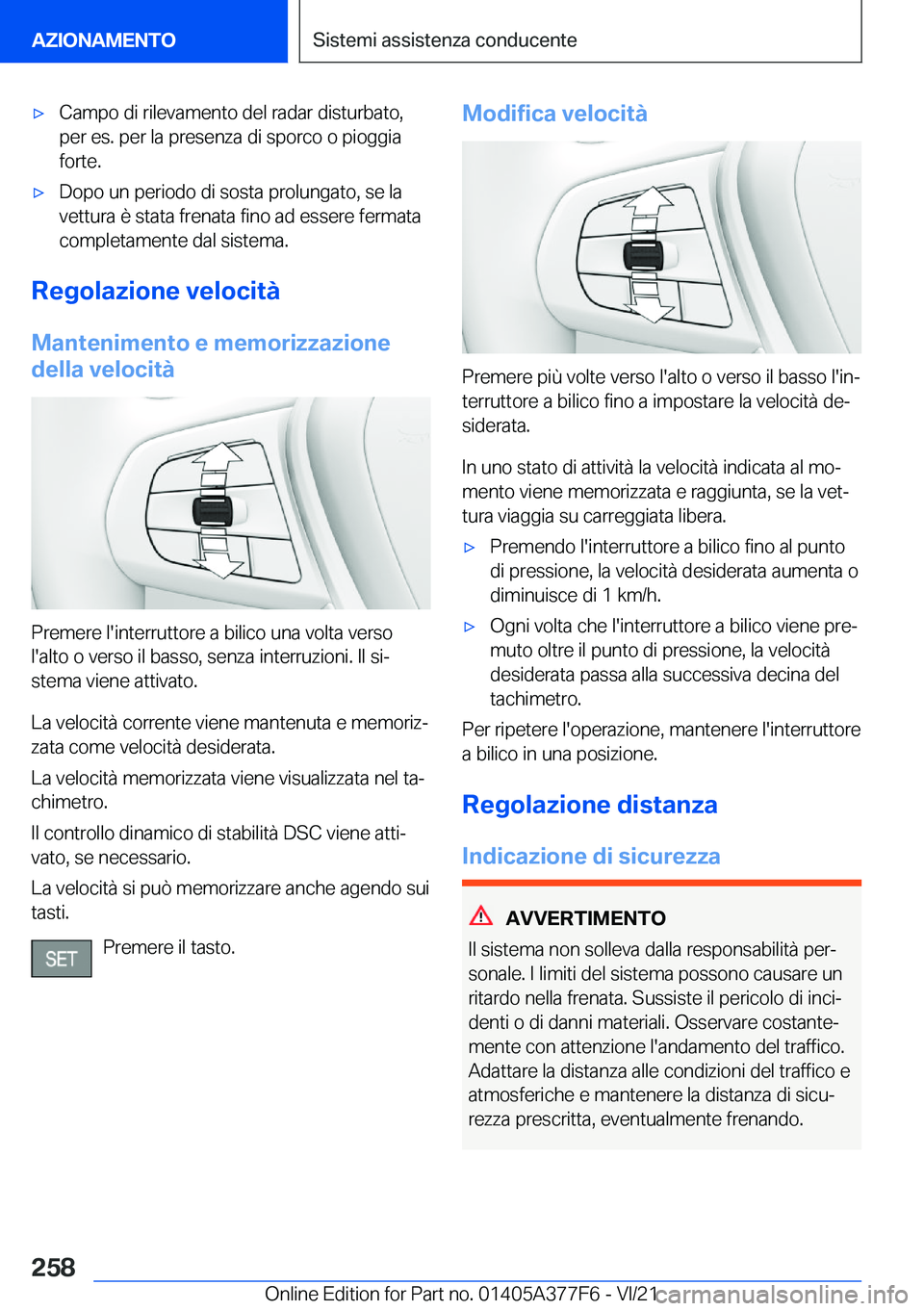BMW X3 M 2022  Libretti Di Uso E manutenzione (in Italian) 'x�C�a�m�p�o��d�i��r�i�l�e�v�a�m�e�n�t�o��d�e�l��r�a�d�a�r��d�i�s�t�u�r�b�a�t�o�,�p�e�r��e�s�.��p�e�r��l�a��p�r�e�s�e�n�z�a��d�i��s�p�o�r�c�o��o��p�i�o�g�g�i�a
�f�o�r�t�e�.'x�D�o�