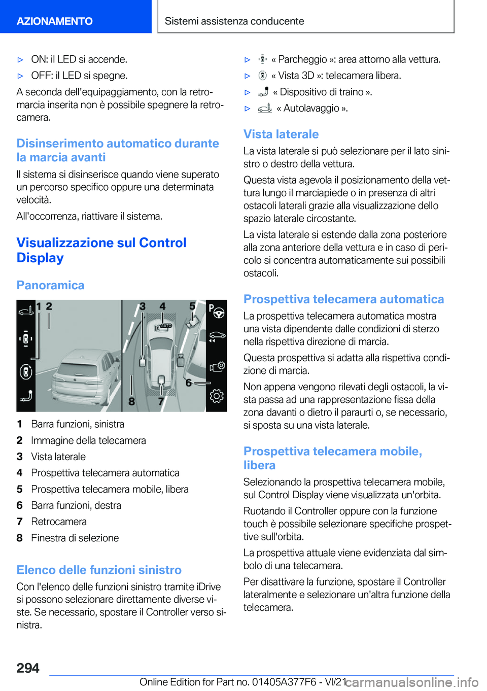 BMW X3 M 2022  Libretti Di Uso E manutenzione (in Italian) 'x�O�N�:��i�l��L�E�D��s�i��a�c�c�e�n�d�e�.'x�O�F�F�:��i�l��L�E�D��s�i��s�p�e�g�n�e�.
�A��s�e�c�o�n�d�a��d�e�l�l�'�e�q�u�i�p�a�g�g�i�a�m�e�n�t�o�,��c�o�n��l�a��r�e�t�r�oª
�m�