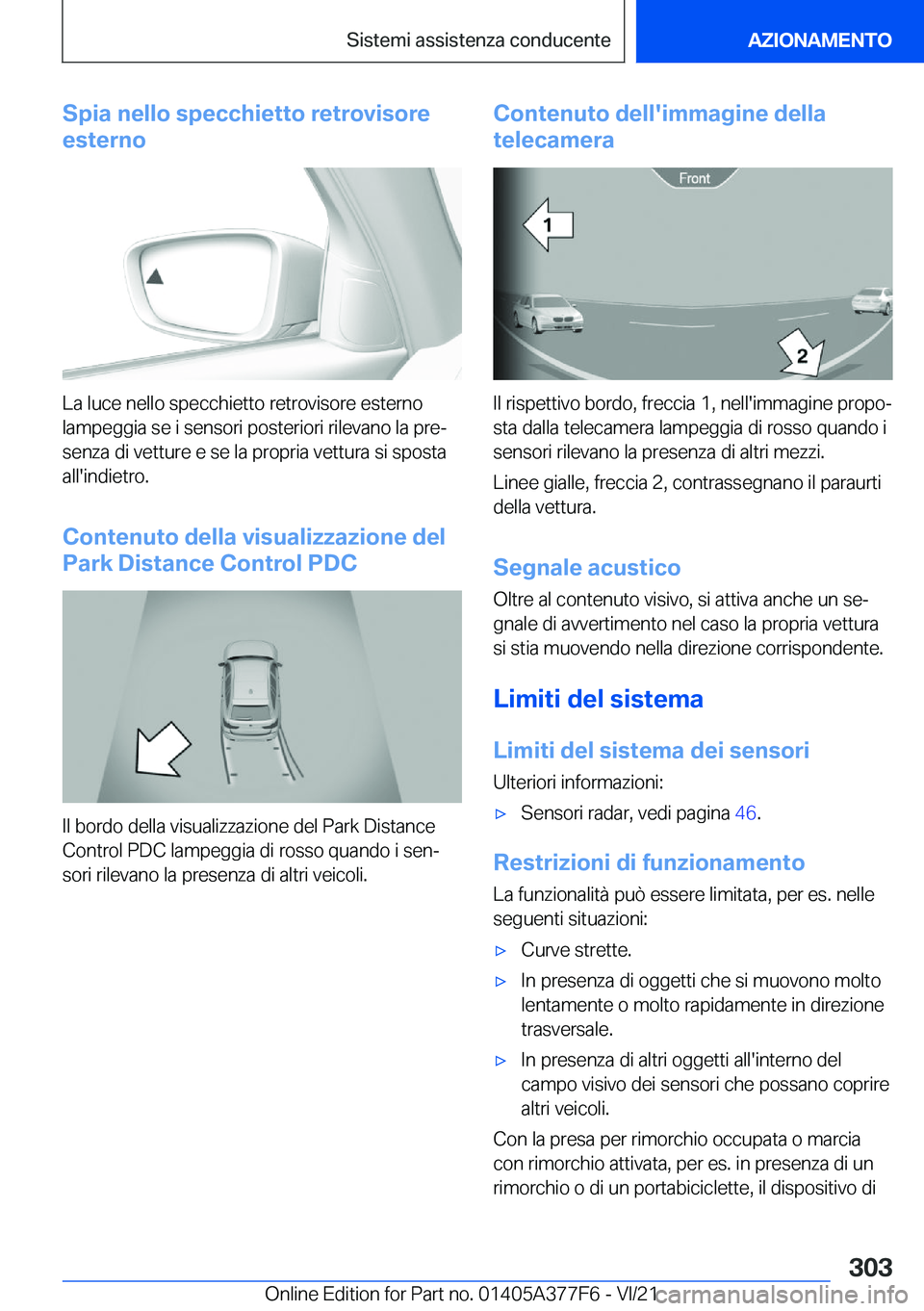 BMW X3 M 2022  Libretti Di Uso E manutenzione (in Italian) �S�p�i�a��n�e�l�l�o��s�p�e�c�c�h�i�e�t�t�o��r�e�t�r�o�v�i�s�o�r�e
�e�s�t�e�r�n�o
�L�a��l�u�c�e��n�e�l�l�o��s�p�e�c�c�h�i�e�t�t�o��r�e�t�r�o�v�i�s�o�r�e��e�s�t�e�r�n�o �l�a�m�p�e�g�g�i�a��s�e�