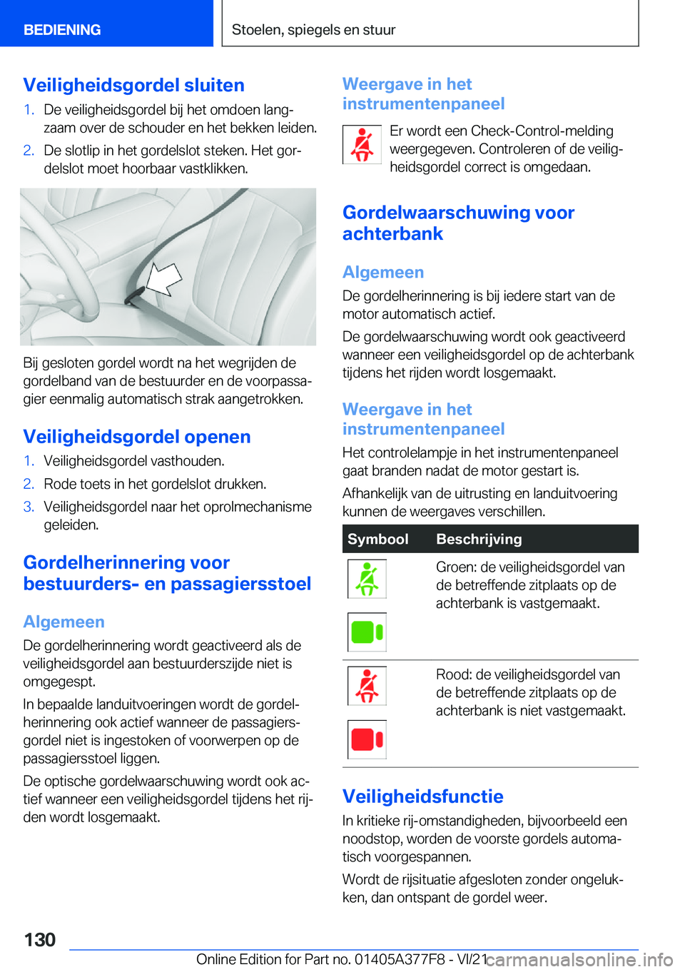 BMW X3 M 2022  Instructieboekjes (in Dutch) �V�e�i�l�i�g�h�e�i�d�s�g�o�r�d�e�l��s�l�u�i�t�e�n�1�.�D�e��v�e�i�l�i�g�h�e�i�d�s�g�o�r�d�e�l��b�i�j��h�e�t��o�m�d�o�e�n��l�a�n�gj
�z�a�a�m��o�v�e�r��d�e��s�c�h�o�u�d�e�r��e�n��h�e�t��b�e�