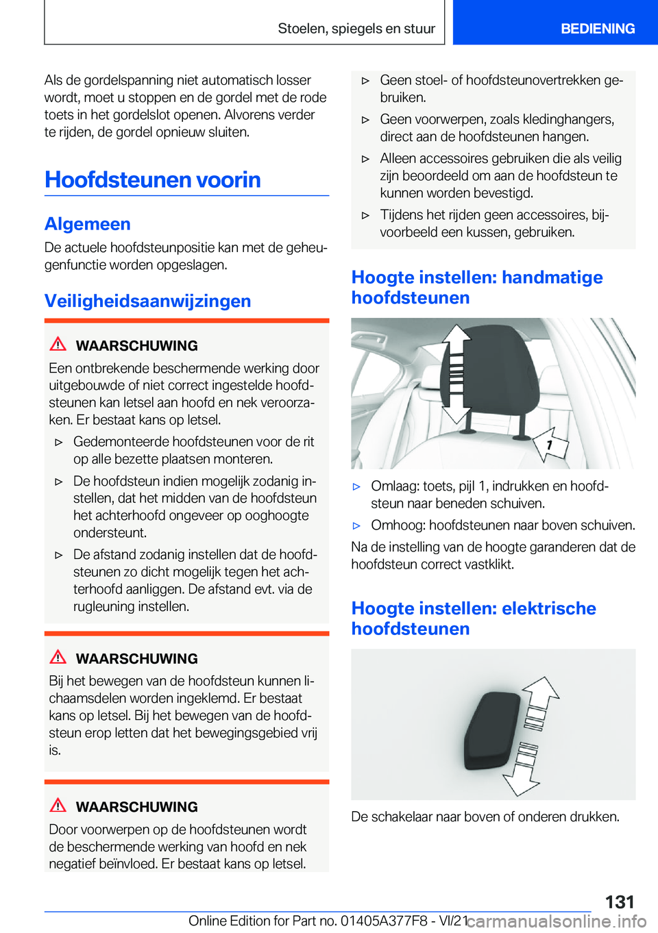 BMW X3 M 2022  Instructieboekjes (in Dutch) �A�l�s��d�e��g�o�r�d�e�l�s�p�a�n�n�i�n�g��n�i�e�t��a�u�t�o�m�a�t�i�s�c�h��l�o�s�s�e�r
�w�o�r�d�t�,��m�o�e�t��u��s�t�o�p�p�e�n��e�n��d�e��g�o�r�d�e�l��m�e�t��d�e��r�o�d�e �t�o�e�t�s��i�n